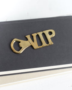 Brass VIP Bottle Opener