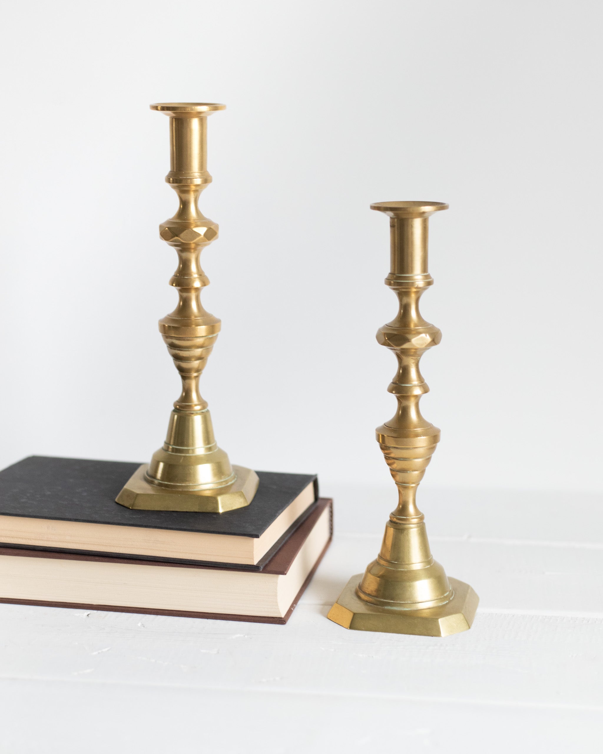 Brass Candle Holder Set