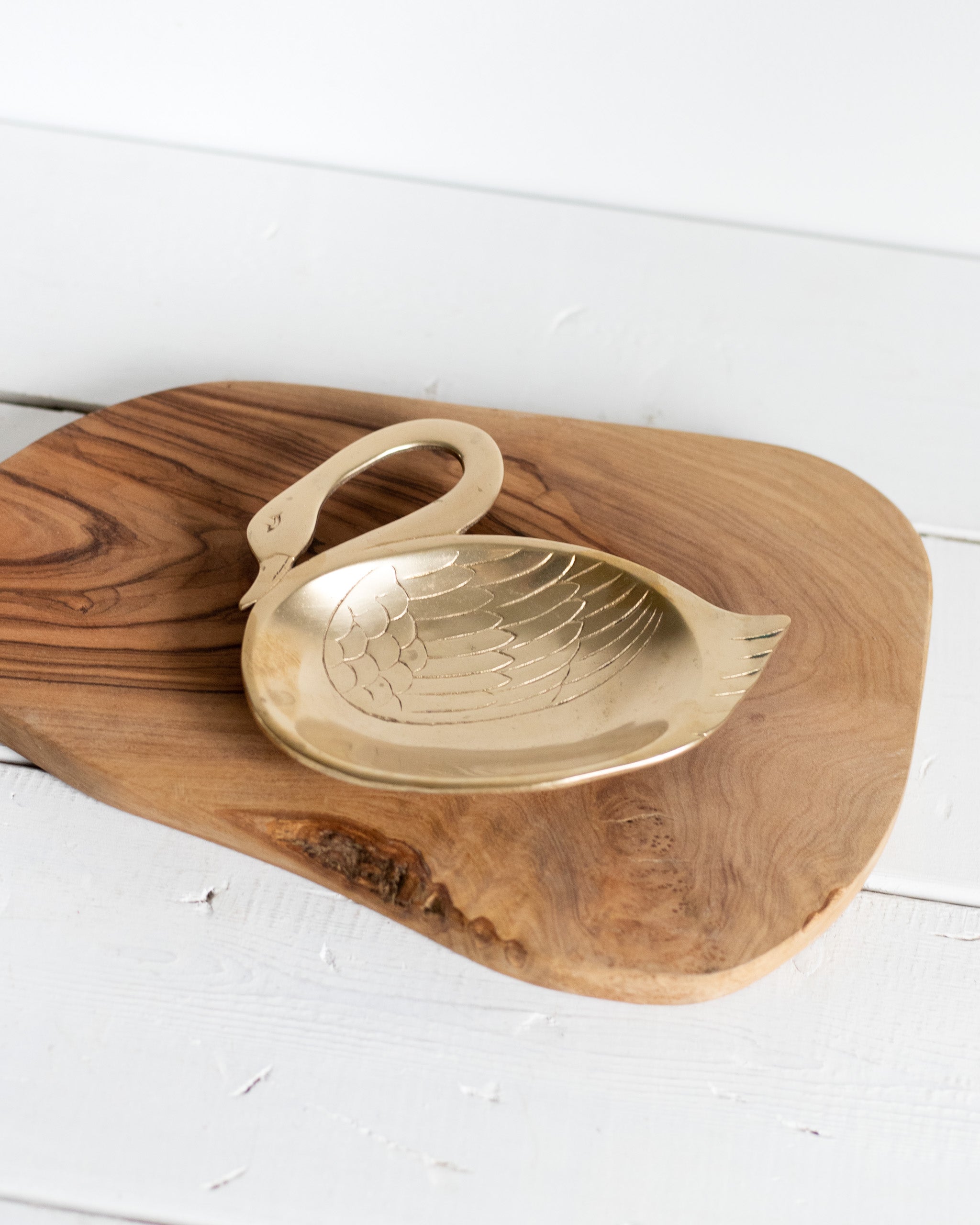 Brass Swan Catchall