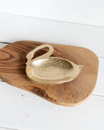 Load image into Gallery viewer, Brass Swan Catchall
