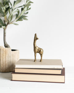 Small Brass Giraffe