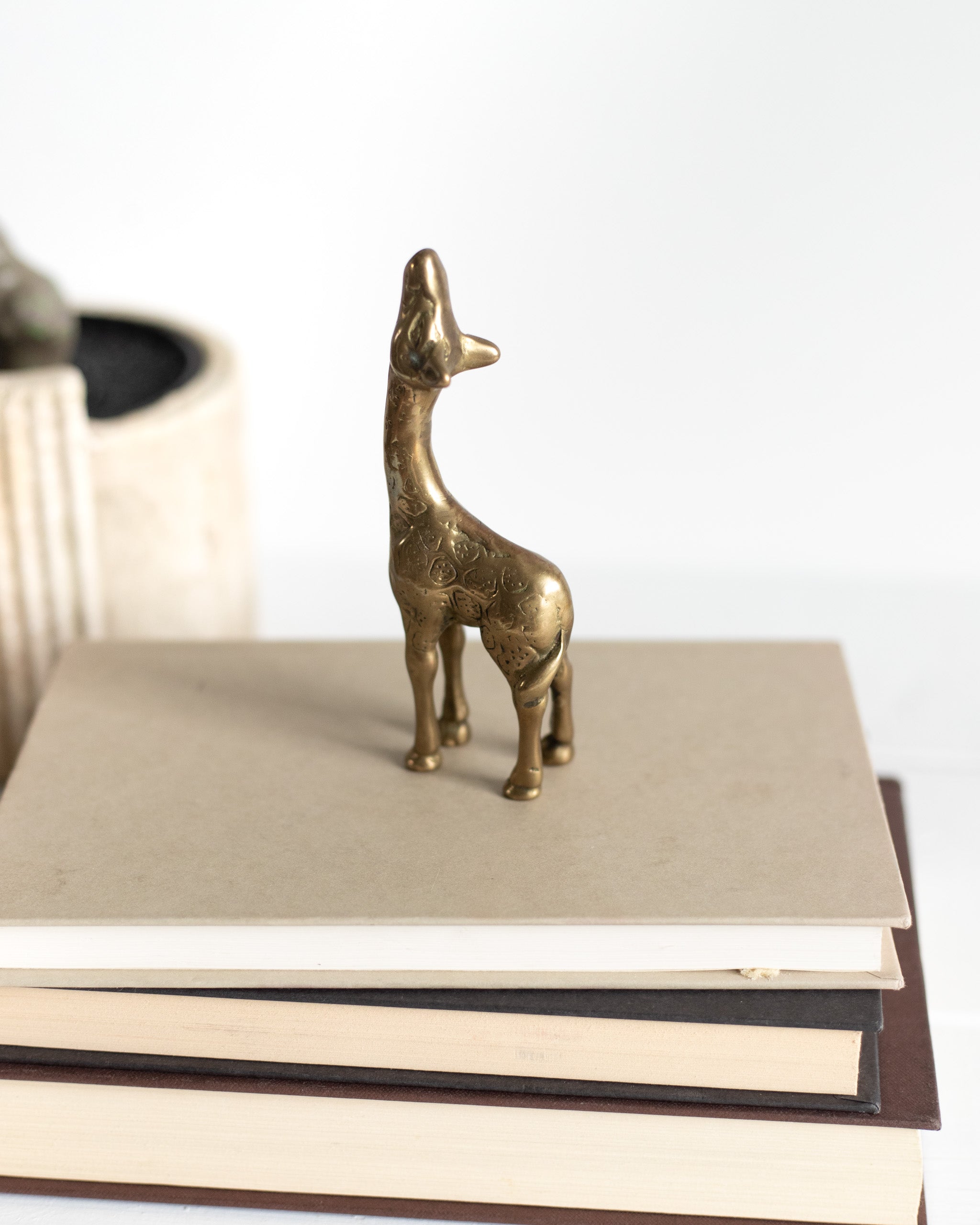 Small Brass Giraffe