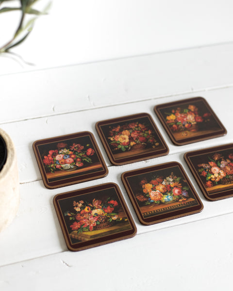 Floral Coasters (6)