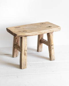 Mini Vintage Wooden Stool