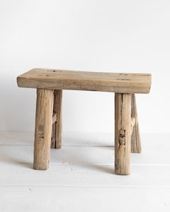 Mini Vintage Wooden Stool