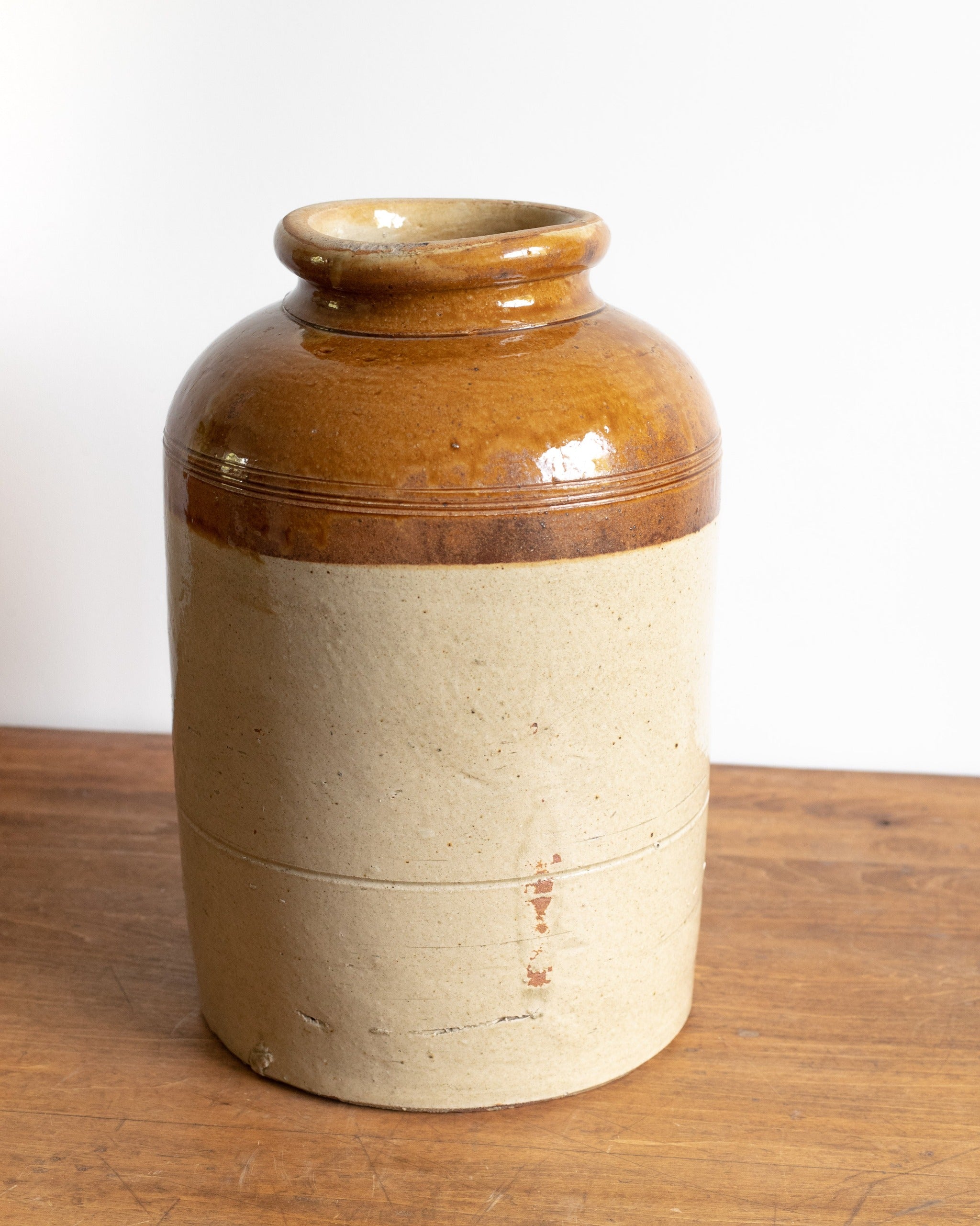 Large dark brown crock pot w/ lid 12½ – Chez Pluie