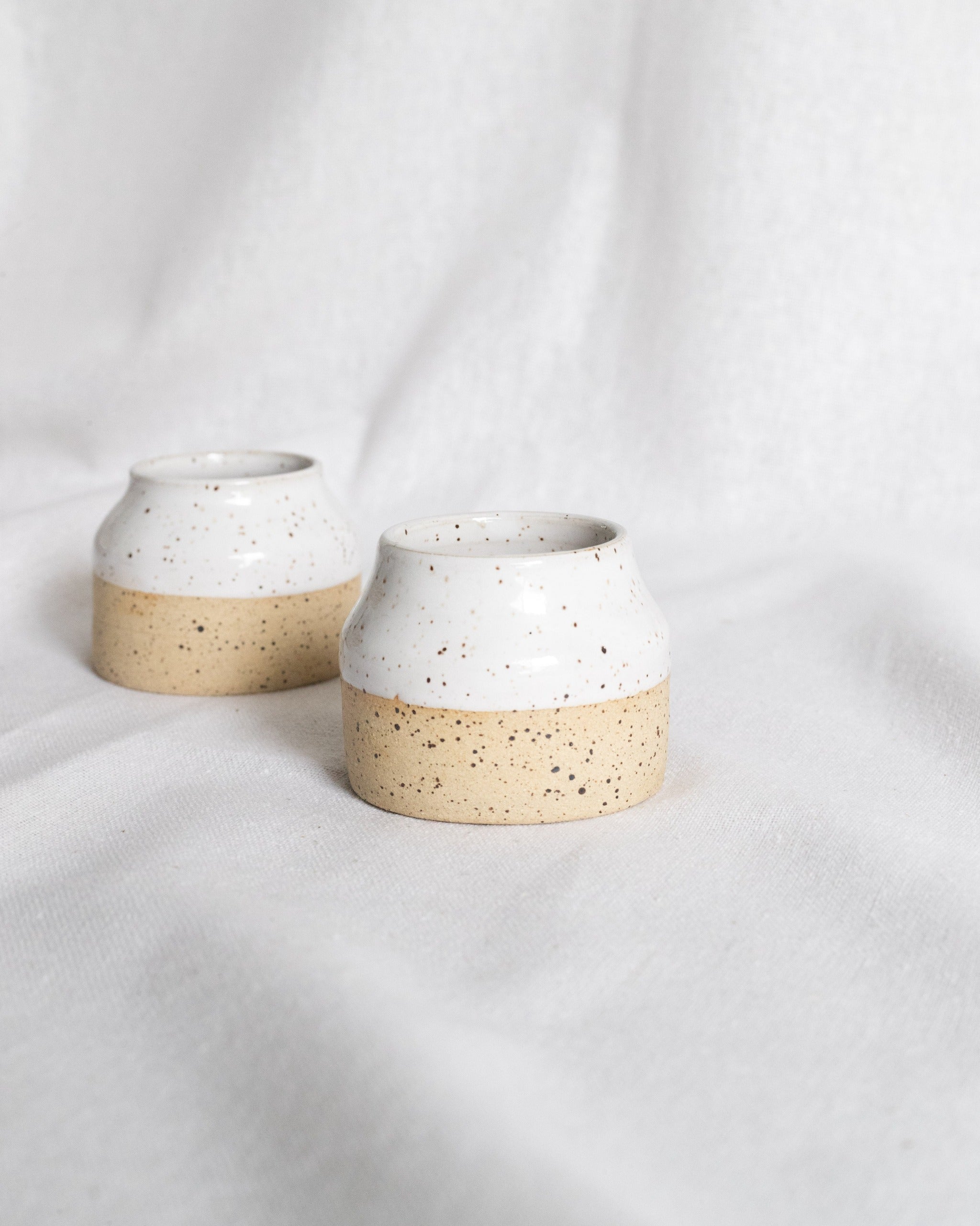 Handmade Speckled Pottery Match Holder