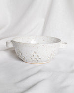 Load image into Gallery viewer, Handmade Speckled Pottery Mini Colander
