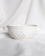 Load image into Gallery viewer, Handmade Speckled Pottery Mini Colander
