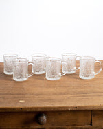 Load image into Gallery viewer, Vintage Glass rose Mug Set
