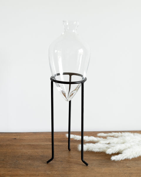 Glass Vase with Stand