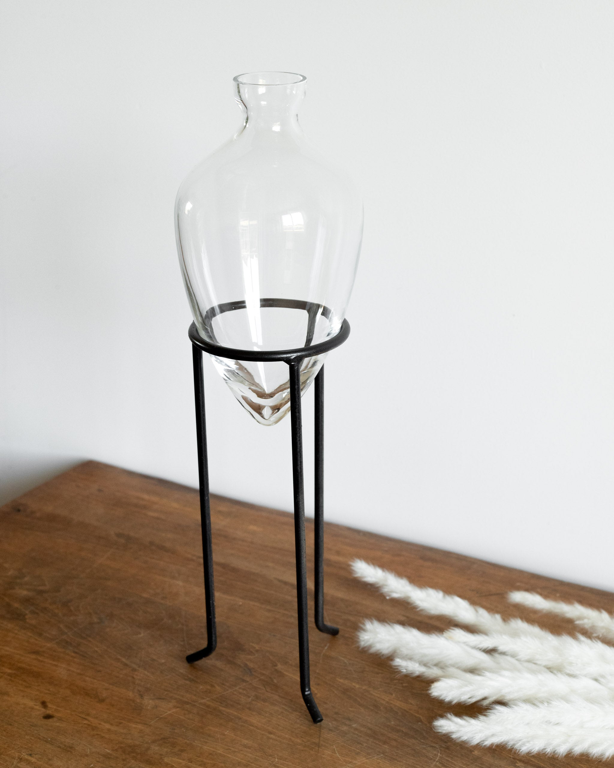 Glass Vase with Stand