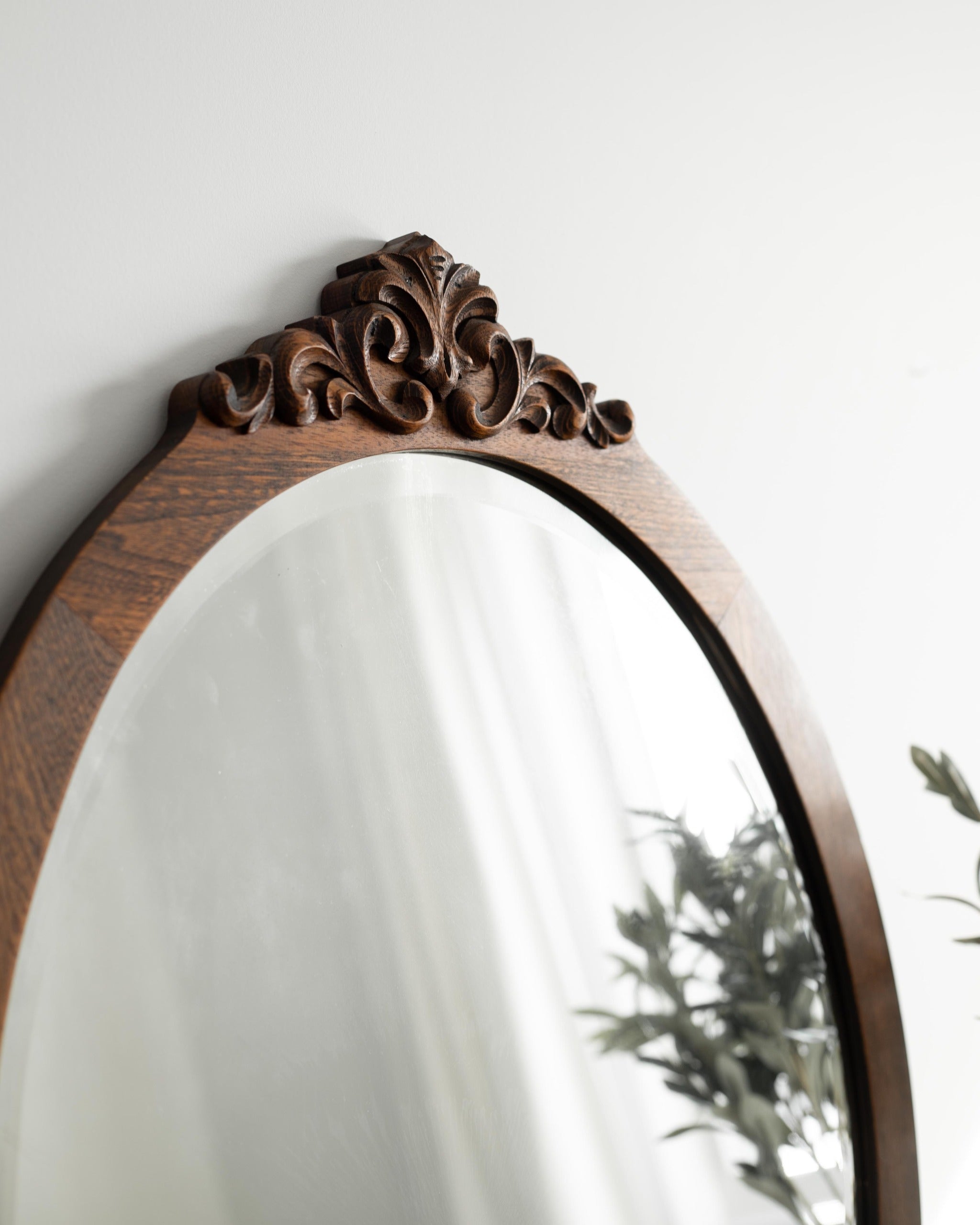 Vintage Oval Mirror