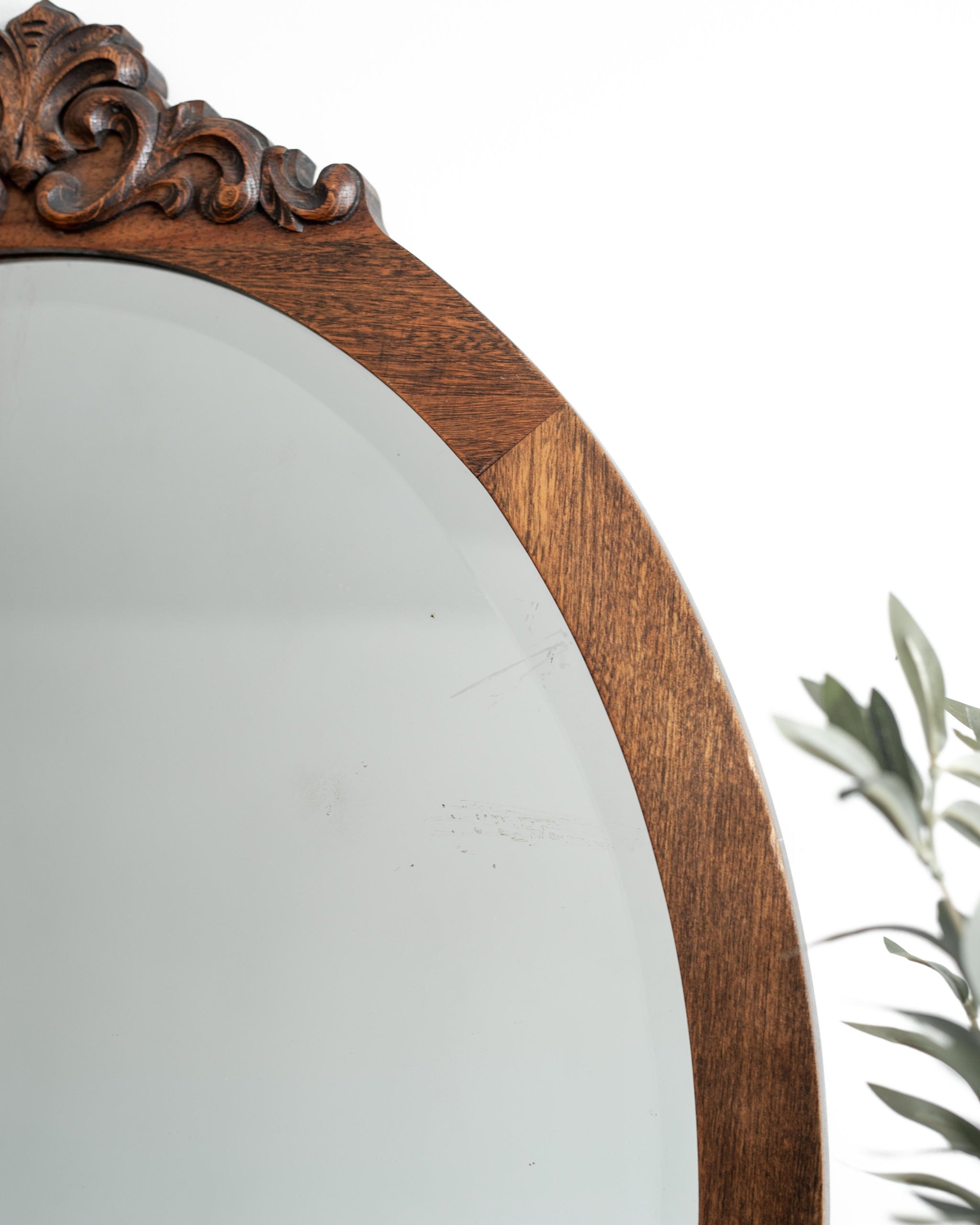 Vintage Oval Mirror