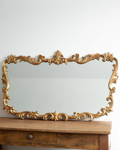 Vintage Ornate Gold Mirror