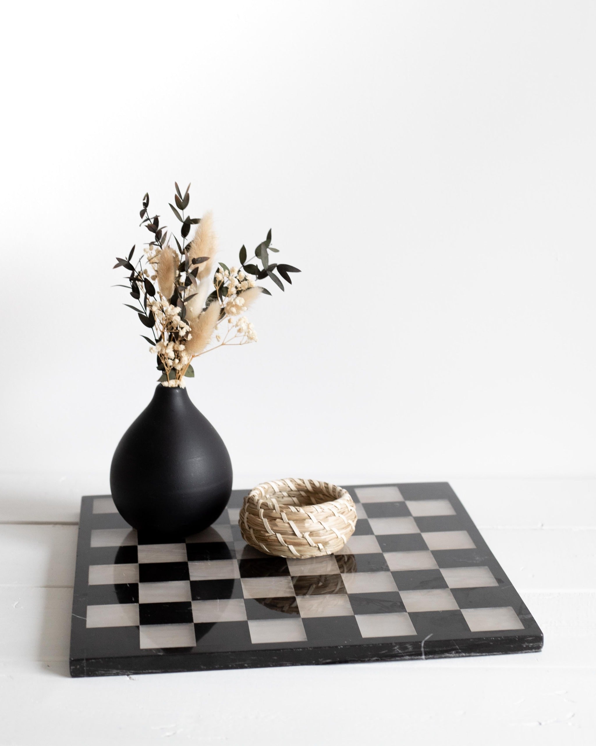 Vintage Marble Chess Board