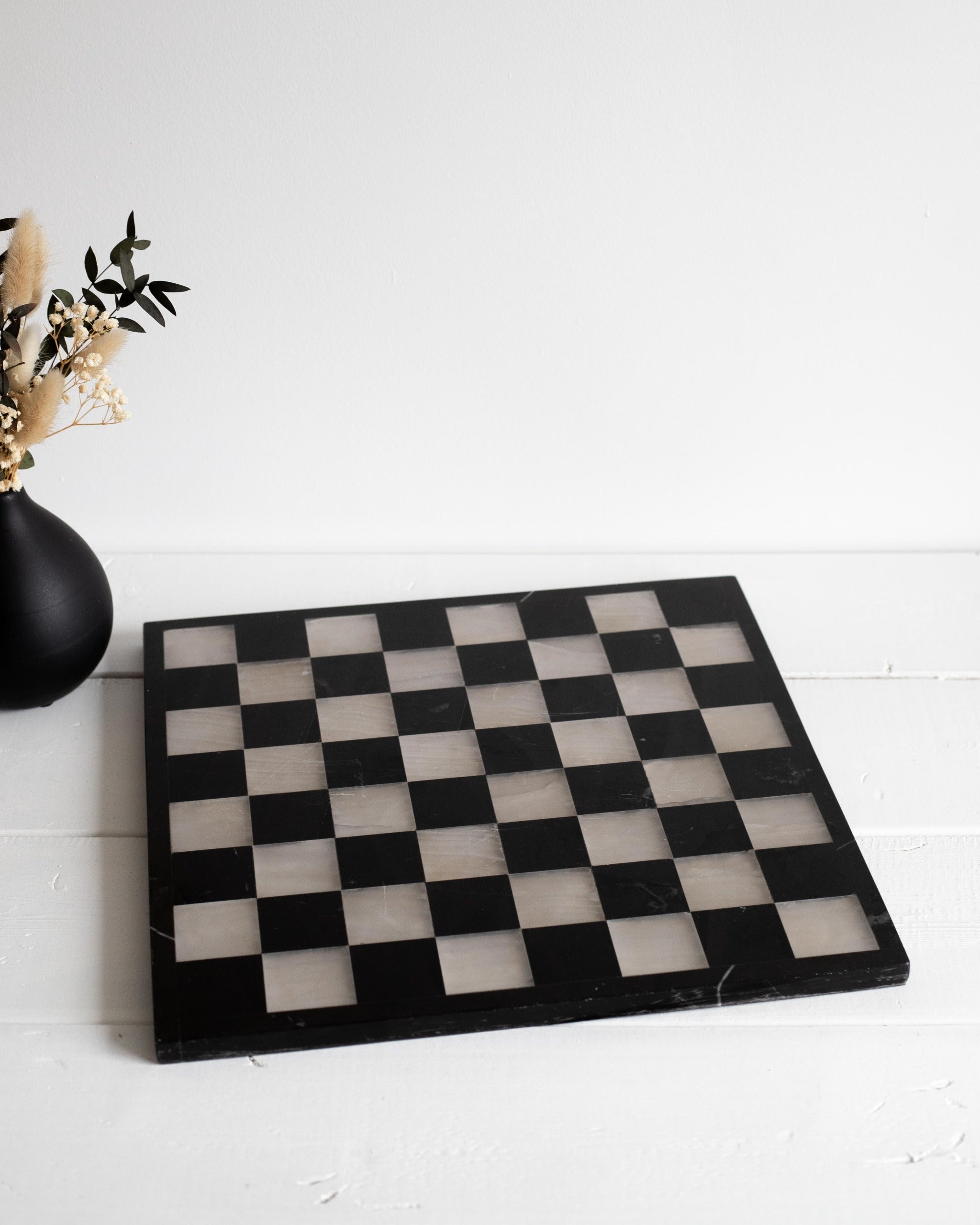 Vintage Marble Chess Board